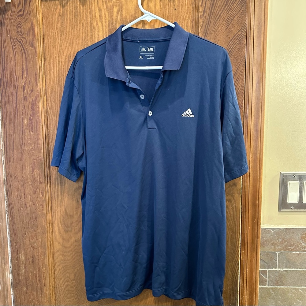 Adidas Men's Navy Polo Shirt